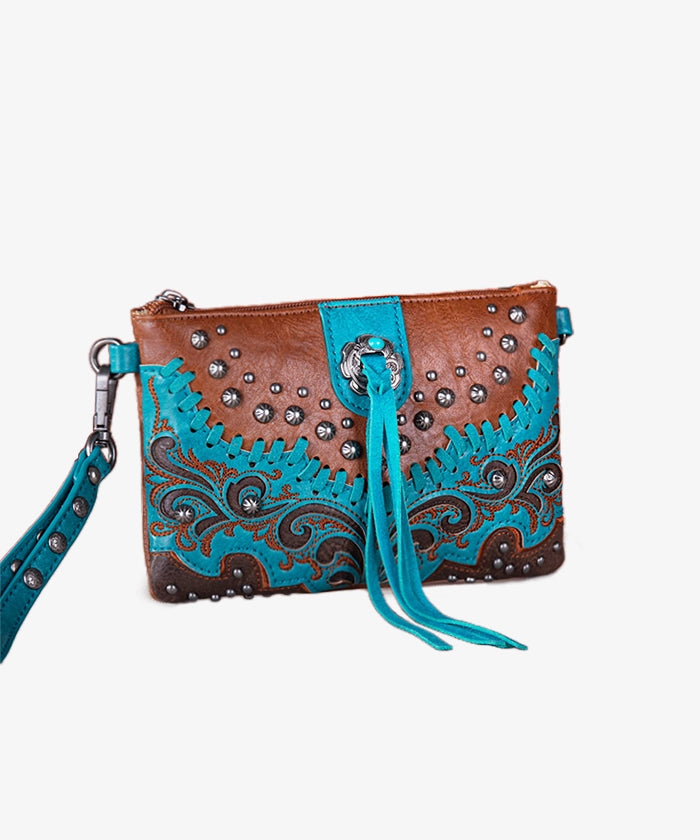 Montana West Cut-Out Floral Wristlet - Montana West World