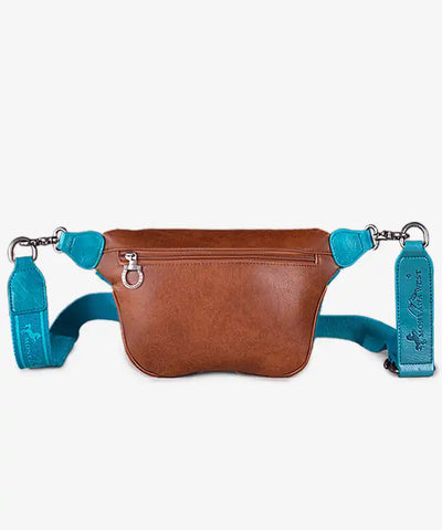 Montana West Studded Whipstitch Fanny Pack - Montana West World