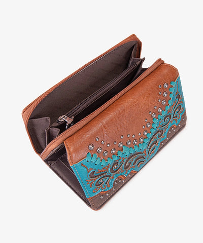 Montana West Embroidered Wallet - Montana West World