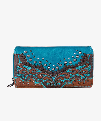 Montana West Embroidered Wallet - Montana West World