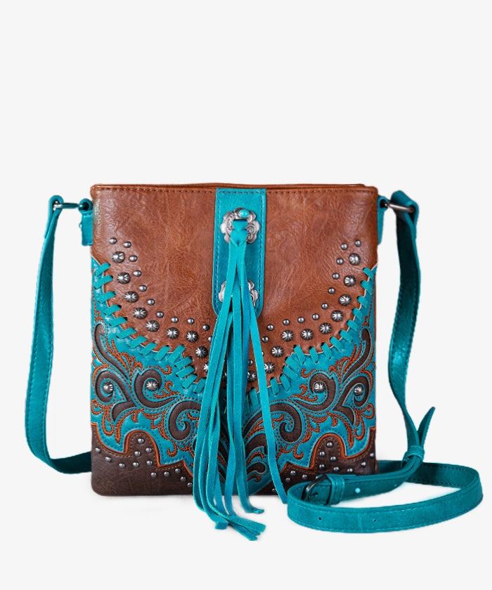 Montana West Fringe Studed Crossbody - Montana West World