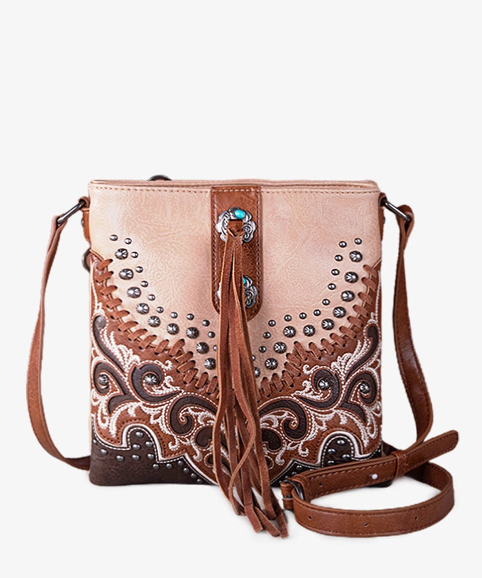 Montana West Fringe Studed Crossbody - Montana West World