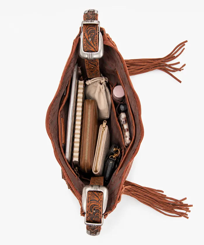 Montana West Fringe Hobo Bag