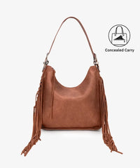 Montana West Fringe Hobo Bag