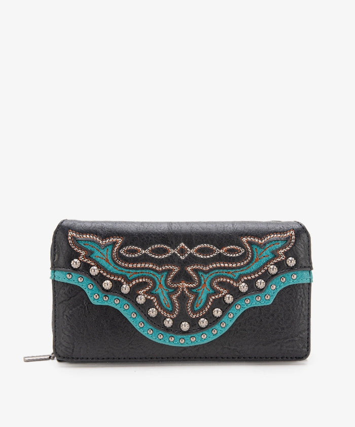 Montana_West_Cut-Out_Studded_Wallet_Black