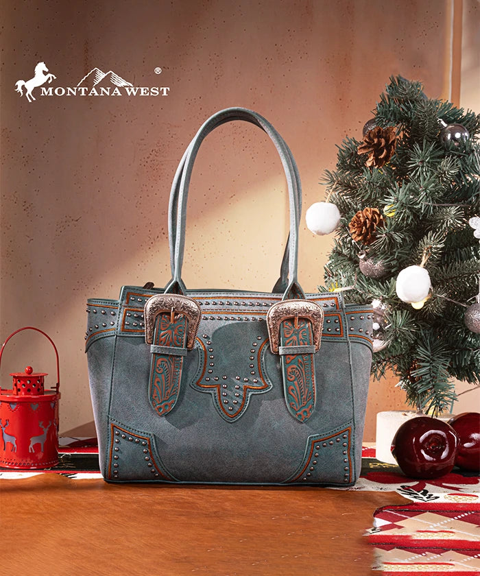 Montana West Vintage Concealed Carry Tote Set