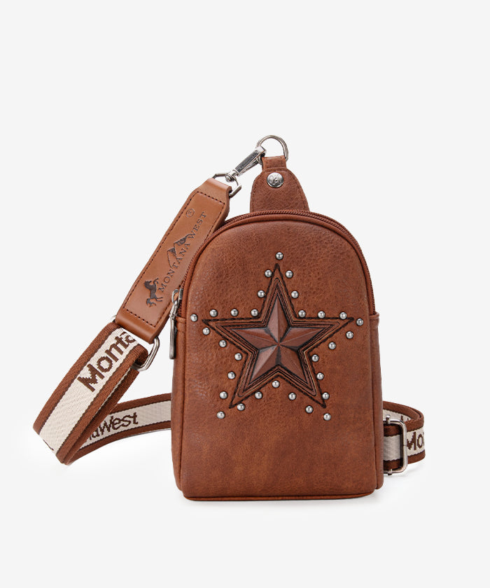 Montana_West_Longhorn_Star_Sling_bag_Brown