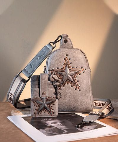 Montana West Longhorn Star Sling Pack