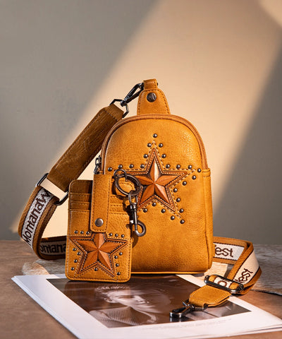 Montana West Longhorn Star Sling Pack