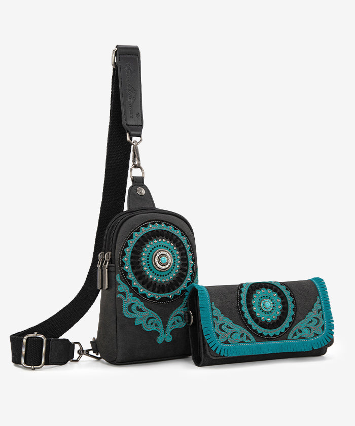 Montana_West_Concho_Cut-out_Sling _Bag_Purse_Black