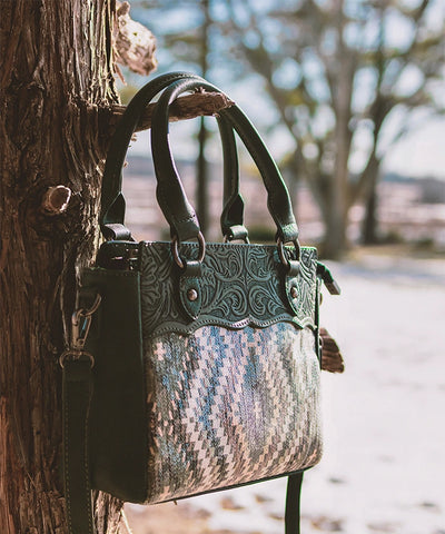 Montana West Sequined Aztec Tote Bag Set