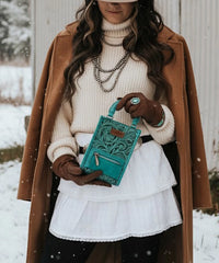 Montana West Tooled Mini Crossbody Phone Purse