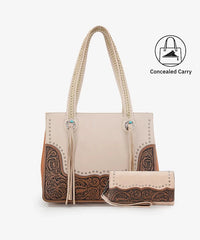 Montana West Tooled Concealed Carry Tote Collection