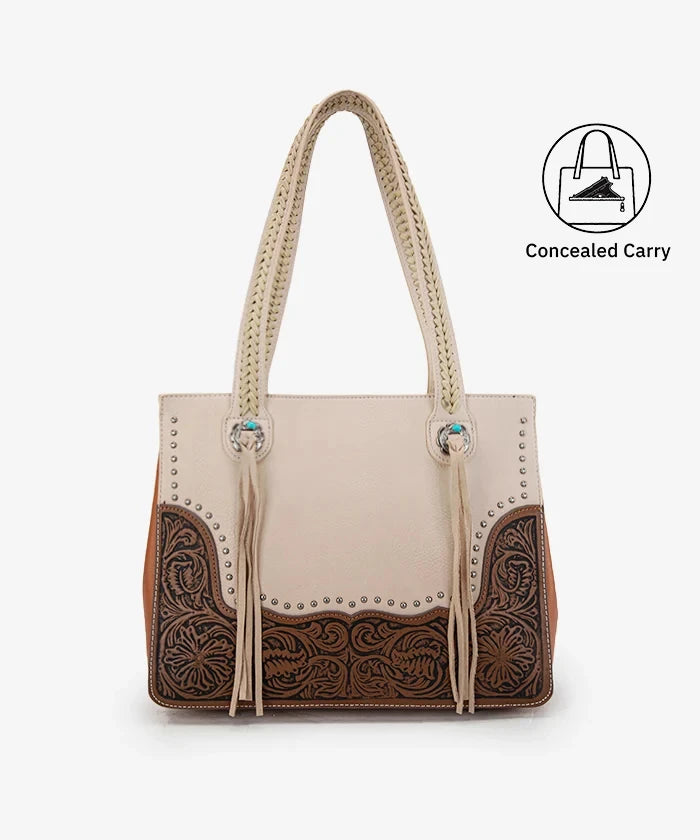 Montana West Tooled Concealed Carry Tote Collection
