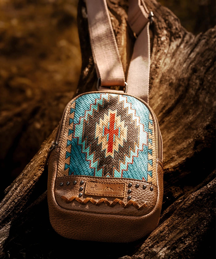 Montana West Aztec Printed Sling Bag
