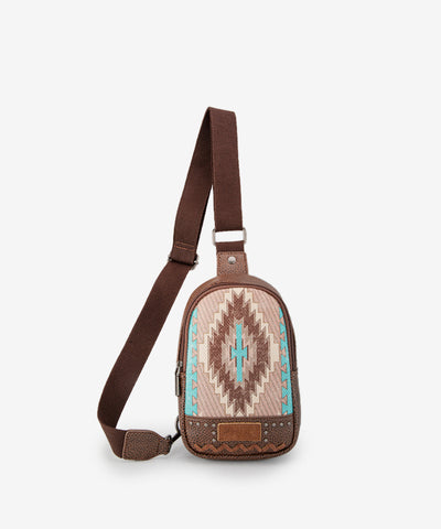 Montana West Aztec Printed Sling Bag