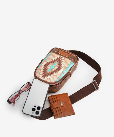 Montana West Aztec Printed Sling Bag