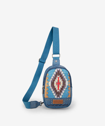 Montana West Aztec Printed Sling Bag