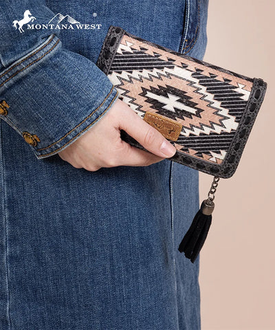 Montana West Aztec Printed Wallet