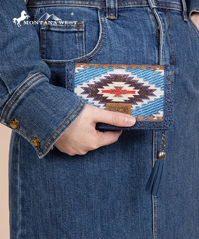 Montana West Aztec Printed Wallet