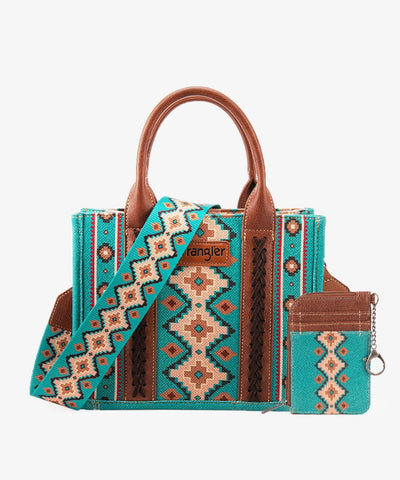 Wrangler Southwestern Crossbody Tote Bag