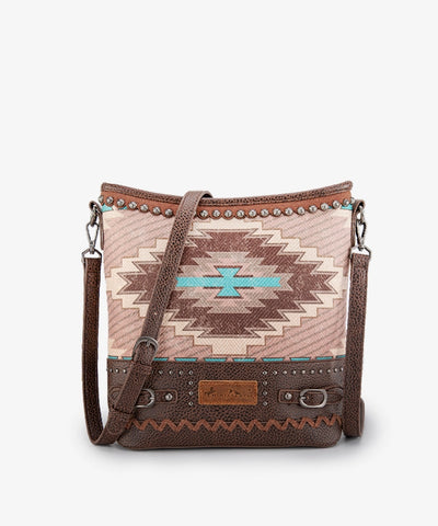 Montana West Aztec Printed Concealed Carry Crossbody Purse