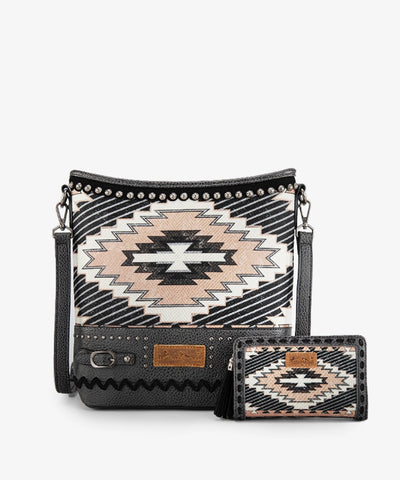 Montana West Aztec Printed Concealed Carry Crossbody Purse