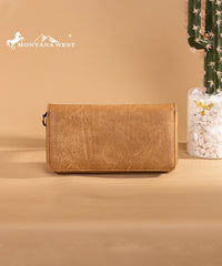 Montana West Cut-Out Embroidered Concho Wallet