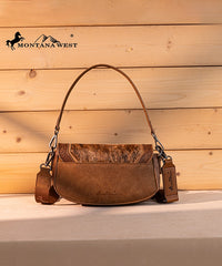 Montana West Genuine Hair-On Cowhide Shoulder Bag