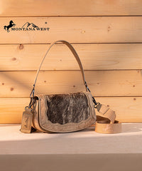Montana West Genuine Hair-On Cowhide Shoulder Bag