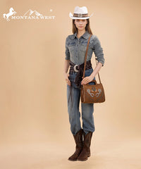 FINAL SALE | Montana West Western Embroidered Handbag