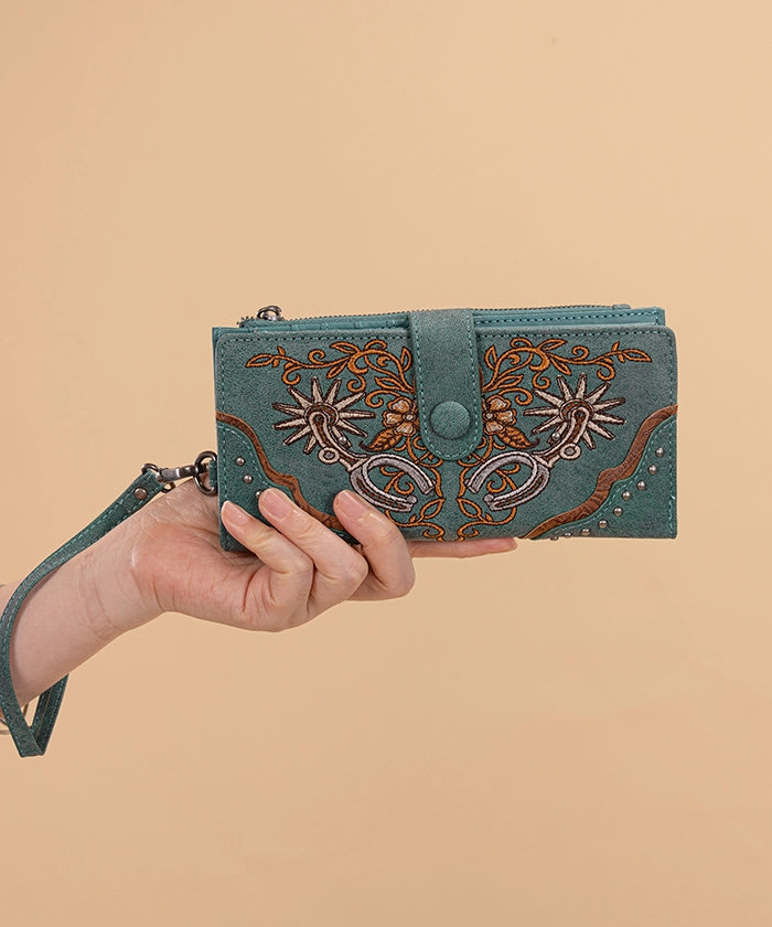 Montana West embroidered wallet