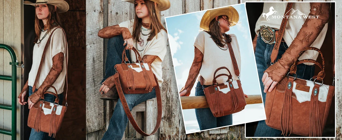 Montana West Western Fringe Bag