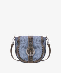 Montana West Studded Buckle Shoulder Bag