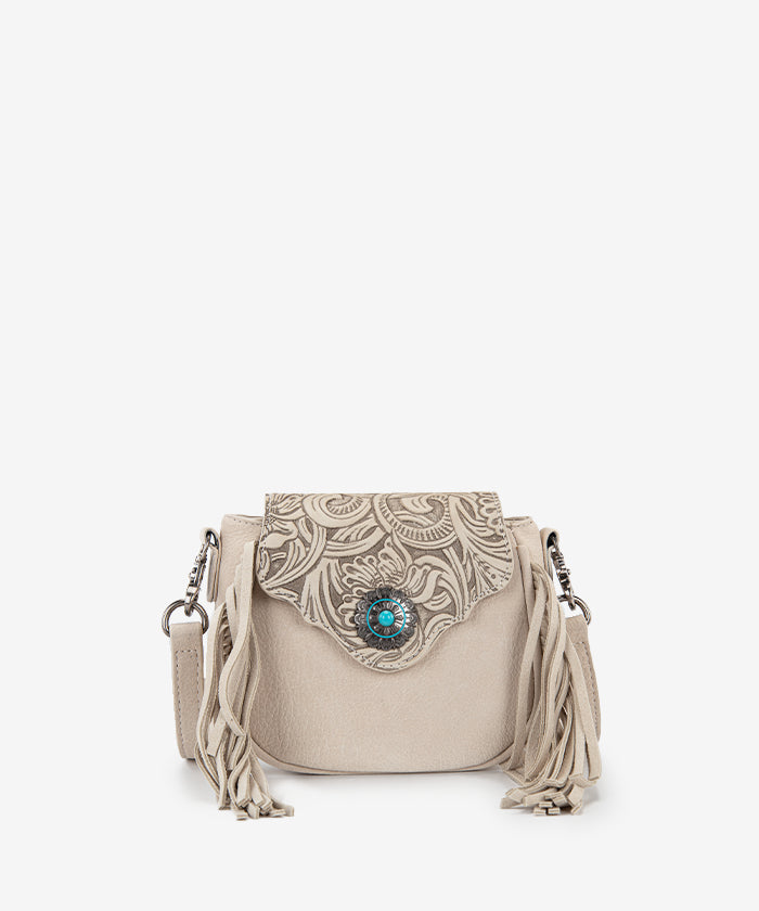 Montana West Flap Fringe Crossbody Purse