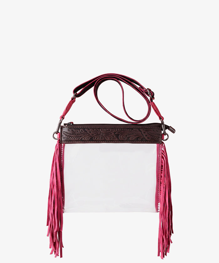 VIP DEAL | Montana West Western Fringe Clear Crossbody Bag