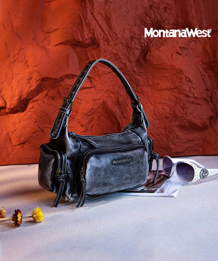 VIP DEAL | Montana West Stone Wash Hobo/Crossbody