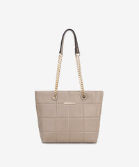 FINAL SALE | Montana West Chain Handle Large Puffy Tote Bag