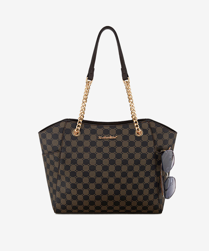 Montana West Chain Tote Bag