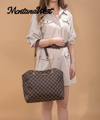 Montana West Chain Tote Bag