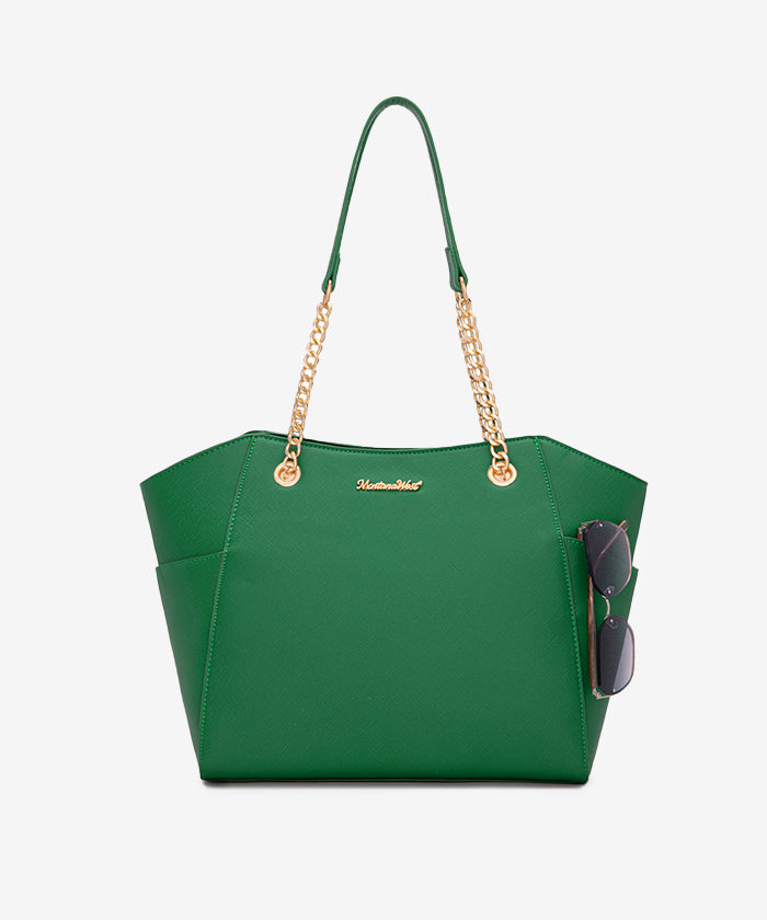 Montana West Chain Tote Bag