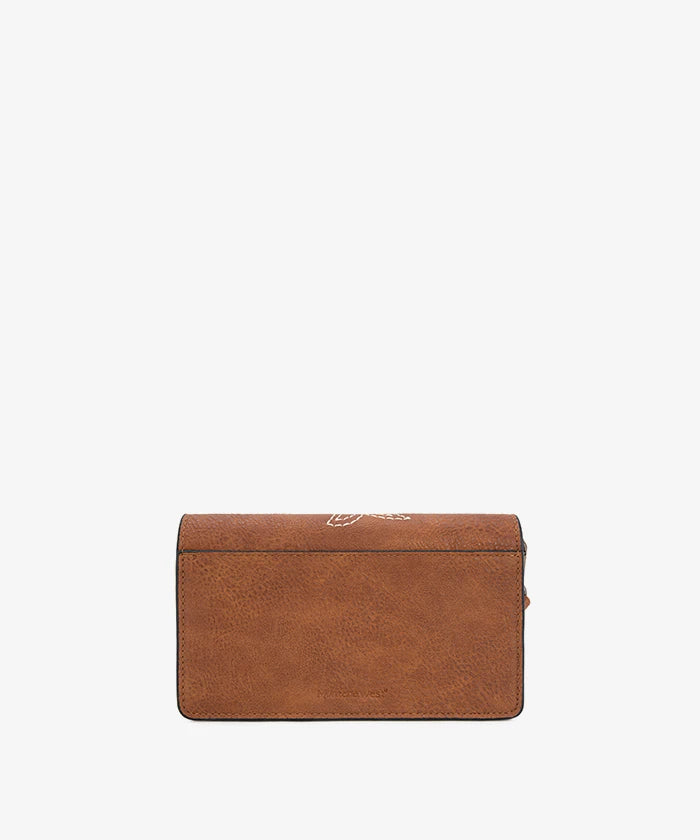 Montana West Stitch Crossbody Bag in Brown