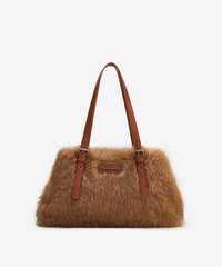 Montana West Plush Faux Fur Bag - Limited Stock