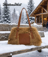 Montana West Plush Faux Fur Bag (Pre-Order)