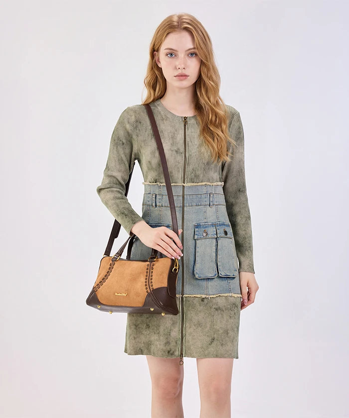 Montana West Top-Handle Crossbody Bag in BR