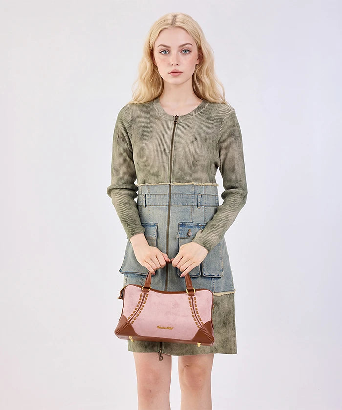 Montana West Top-Handle Crossbody Bag in PK