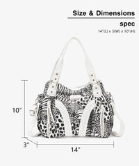 Montana West Leopard Hobo Bag