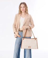 Montana West Signature Monogram Tote Bag