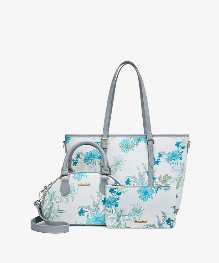Montana West Minimalist 3-Piece Handbag Set in AGY