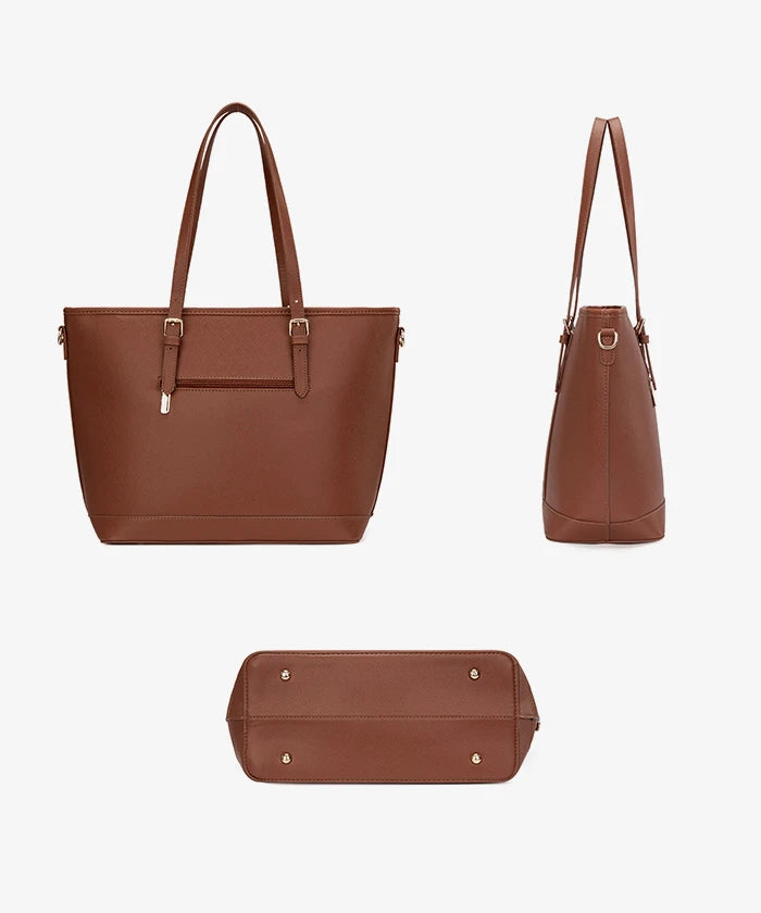 Montana West Minimalist 3-Piece Handbag Set in BR 
